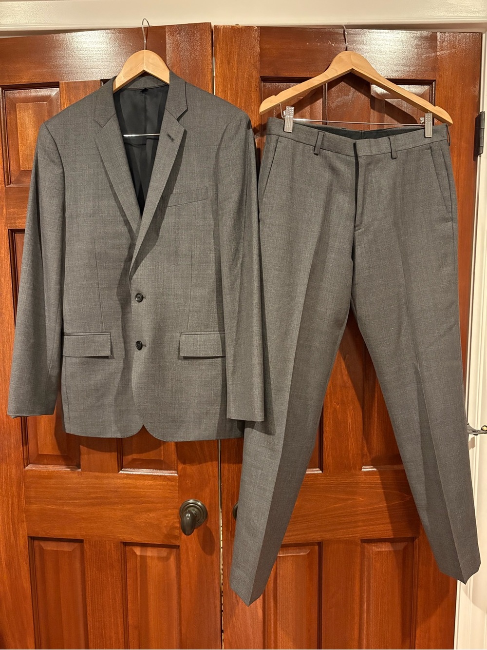 J. Crew Ludlow Slim-fit Grey suit (jacket & pants) in Italian wool